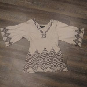 BCBGMAXAZRIA boho top small